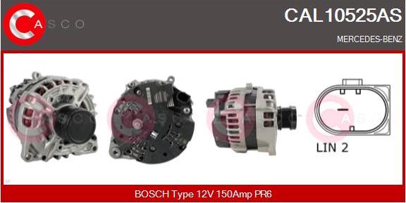 Casco CAL10525AS - Alternator car-mod.net