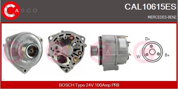 Casco CAL10615ES - Alternator car-mod.net