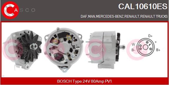 Casco CAL10610ES - Alternator car-mod.net