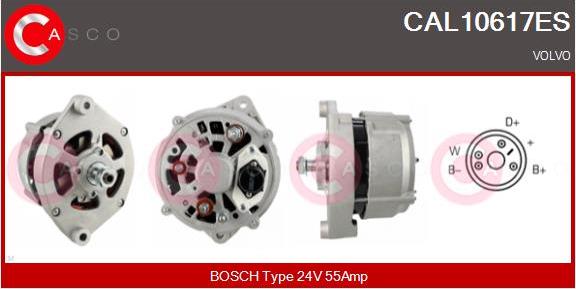 Casco CAL10617ES - Alternator car-mod.net