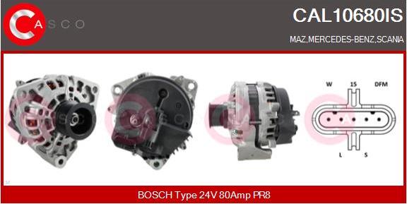 Casco CAL10680IS - Alternator car-mod.net