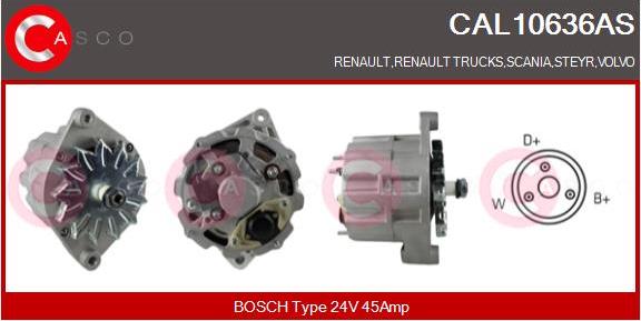 Casco CAL10636AS - Alternator car-mod.net