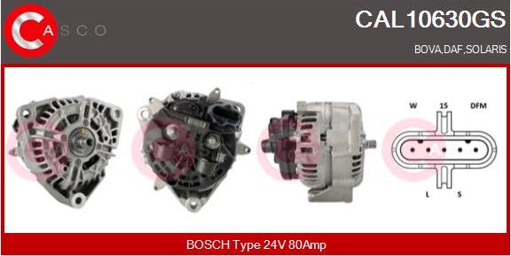 Casco CAL10630GS - Alternator car-mod.net