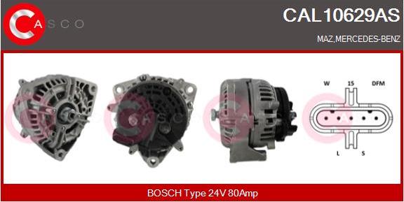 Casco CAL10629AS - Alternator car-mod.net
