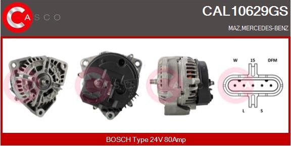 Casco CAL10629GS - Alternator car-mod.net