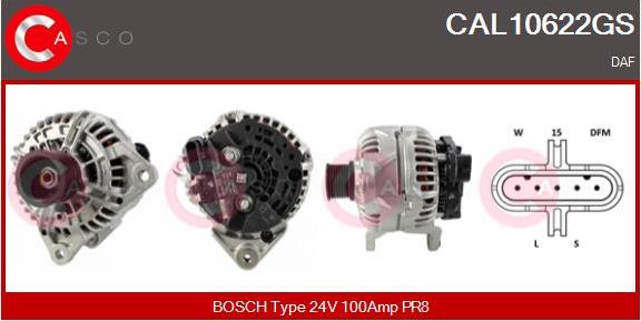 Casco CAL10622GS - Alternator car-mod.net