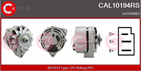 Casco CAL10194RS - Alternator car-mod.net