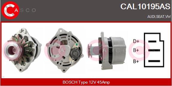Casco CAL10195AS - Alternator car-mod.net