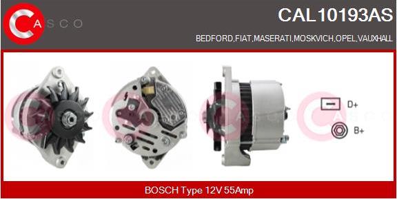 Casco CAL10193AS - Alternator car-mod.net