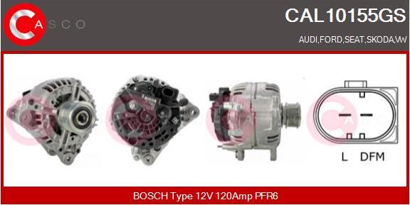 Casco CAL10155GS - Alternator car-mod.net