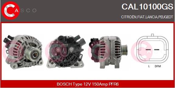 Casco CAL10100GS - Alternator car-mod.net