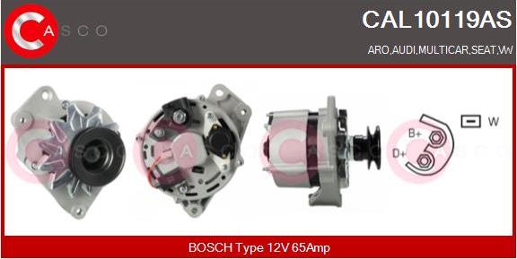 Casco CAL10119AS - Alternator car-mod.net