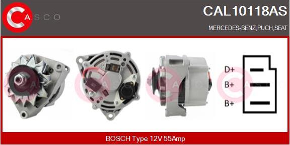 Casco CAL10118AS - Alternator car-mod.net