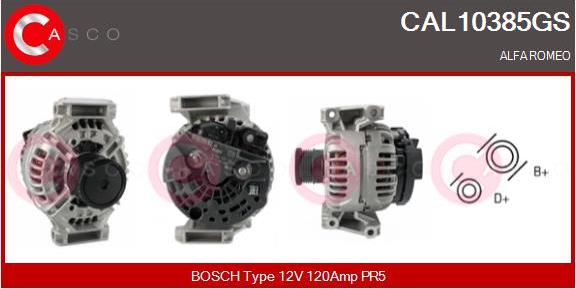 Casco CAL10385GS - Alternator car-mod.net