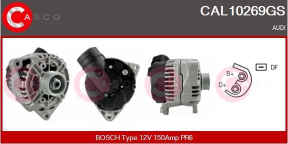 Casco CAL10269GS - Alternator car-mod.net