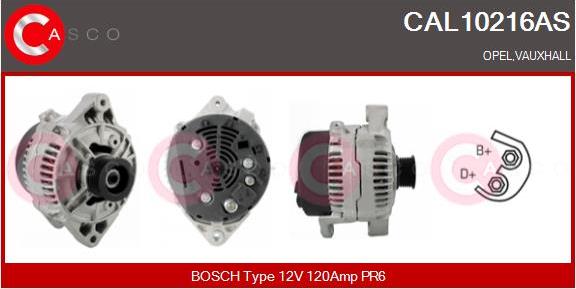 Casco CAL10216AS - Alternator car-mod.net