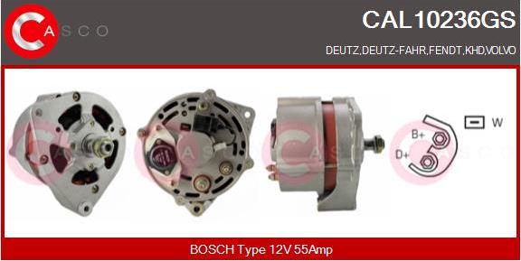 Casco CAL10236GS - Alternator car-mod.net