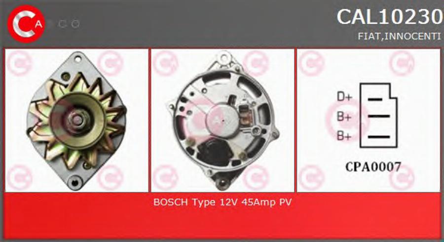 Casco CAL10230 - Alternator car-mod.net