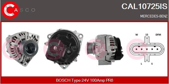 Casco CAL10725IS - Alternator car-mod.net