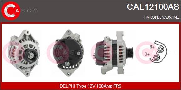Casco CAL12100AS - Alternator car-mod.net