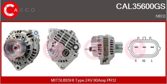 Casco CAL35600GS - Alternator car-mod.net
