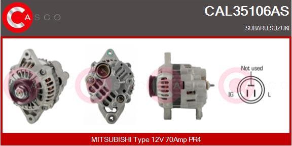 Casco CAL35106AS - Alternator car-mod.net