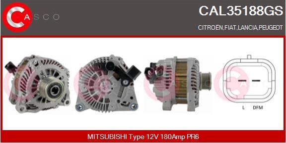 Casco CAL35188GS - Alternator car-mod.net