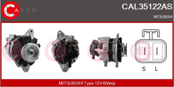 Casco CAL35122AS - Alternator car-mod.net