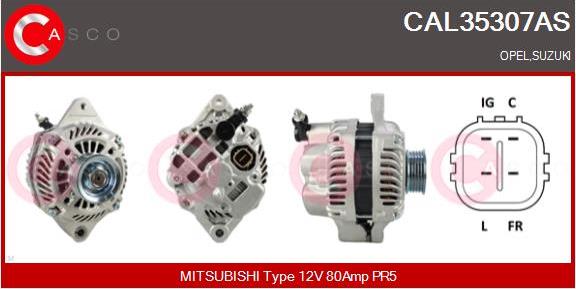 Casco CAL35307AS - Alternator car-mod.net
