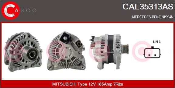 Casco CAL35313AS - Alternator car-mod.net