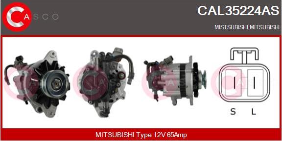 Casco CAL35224AS - Alternator car-mod.net