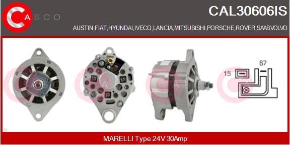 Casco CAL30606IS - Alternator car-mod.net