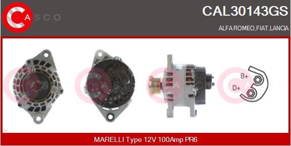 Casco CAL30143GS - Alternator car-mod.net