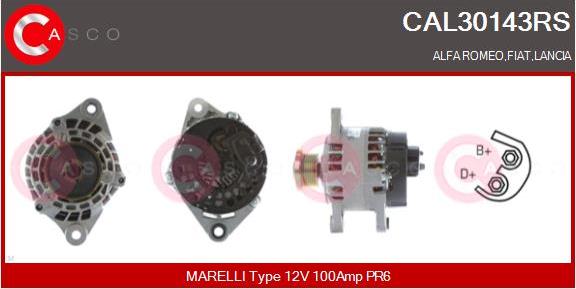 Casco CAL30143RS - Alternator car-mod.net