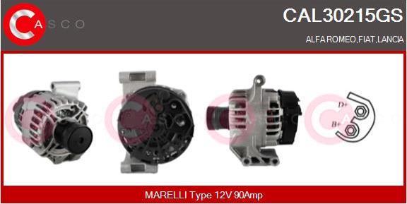 Casco CAL30215GS - Alternator car-mod.net