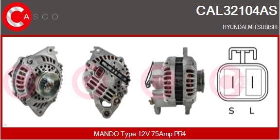 Casco CAL32104AS - Alternator car-mod.net
