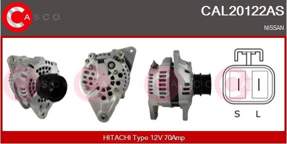 Casco CAL20122AS - Alternator car-mod.net