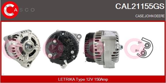 Casco CAL21155GS - Alternator car-mod.net