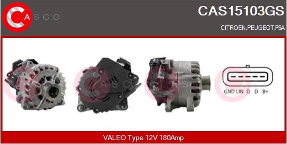 Casco CAS15103GS - Alternator car-mod.net