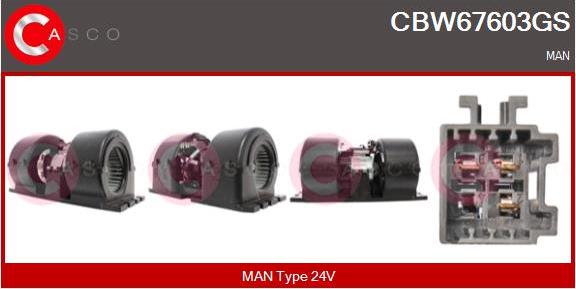 Casco CBW67603GS - Interior Blower car-mod.net