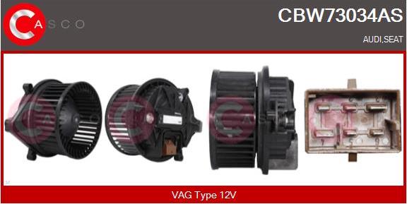 Casco CBW73034AS - Interior Blower car-mod.net