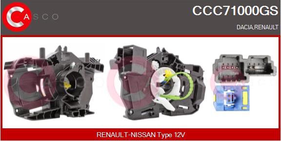 Casco CCC71000GS - Clockspring, airbag car-mod.net