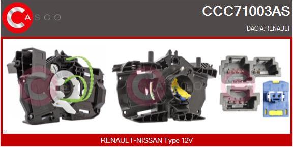 Casco CCC71003AS - Clockspring, airbag car-mod.net