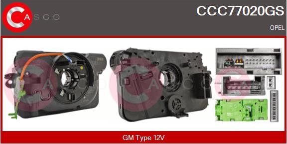 Casco CCC77020GS - Clockspring, airbag car-mod.net