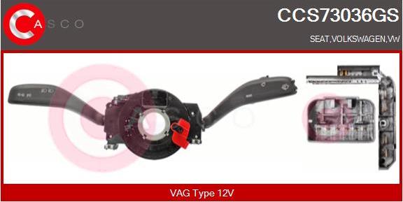 Casco CCS73036GS - Steering Column Switch car-mod.net