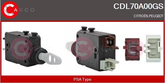 Casco CDL70A00GS - Actuator, central locking system car-mod.net