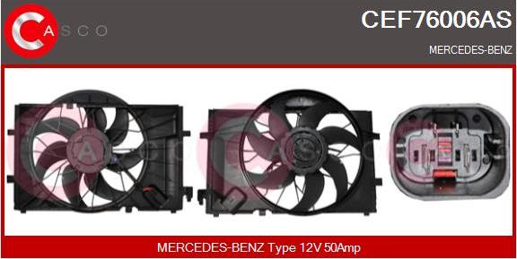 Casco CEF76006AS - Electric Motor, radiator fan car-mod.net