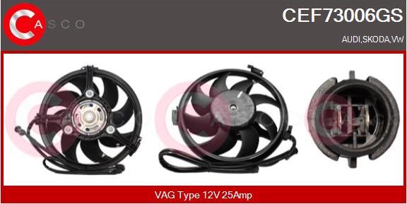 Casco CEF73006GS - Electric Motor, radiator fan car-mod.net