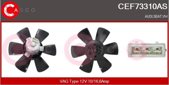 Casco CEF73310AS - Fan, radiator car-mod.net