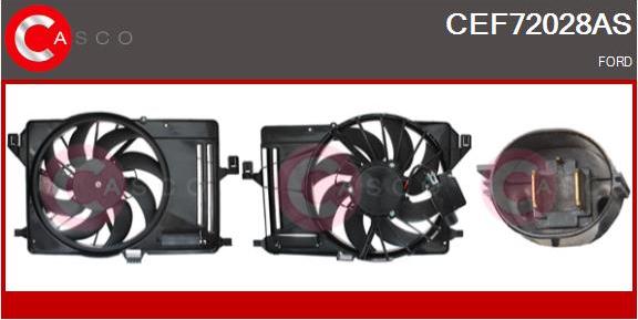 Casco CEF72028AS - Electric Motor, radiator fan car-mod.net